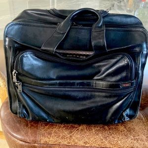 Tumi roller briefcase